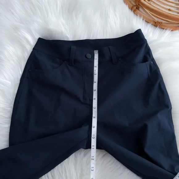 Lululemon City Sleek 5 Pocket High Rise  Pant 30" True Navy Dark Blue - Picture 14 of 16
